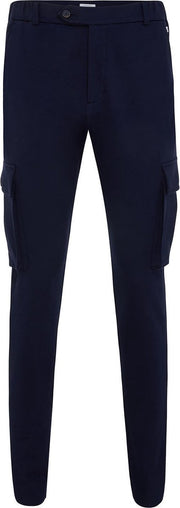 Malone | Pantalon met cargo zakken navy