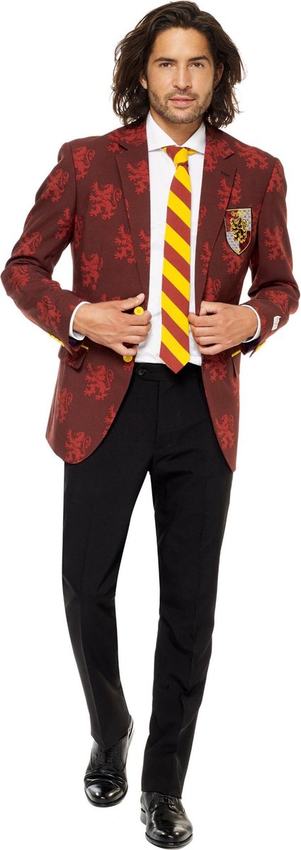 Opposuits Verkleedpak Harry Potter Heren Polyester Rood Mt 46