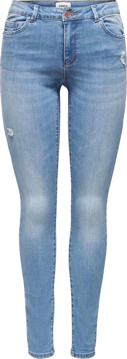 Only Wauw Life Dames Skinny Jeans - Maat W28 X L32