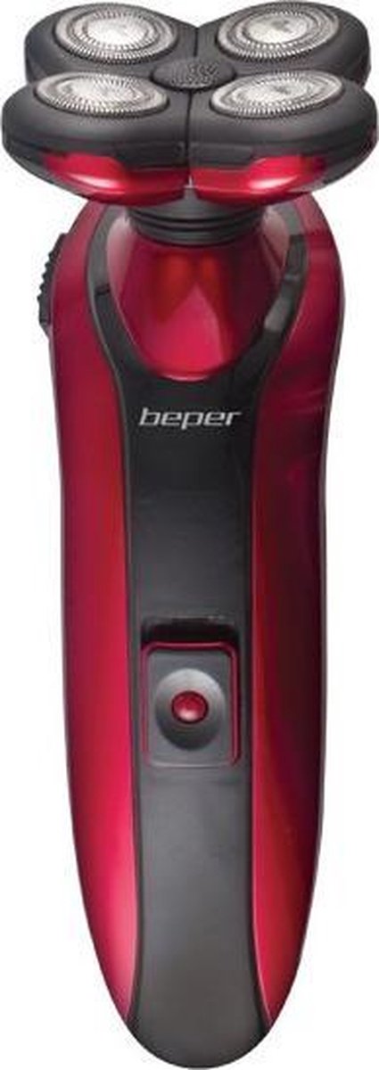 Beper Italia 40.994 - Oplaadbaar scheerapparaat - Rood/Zwart