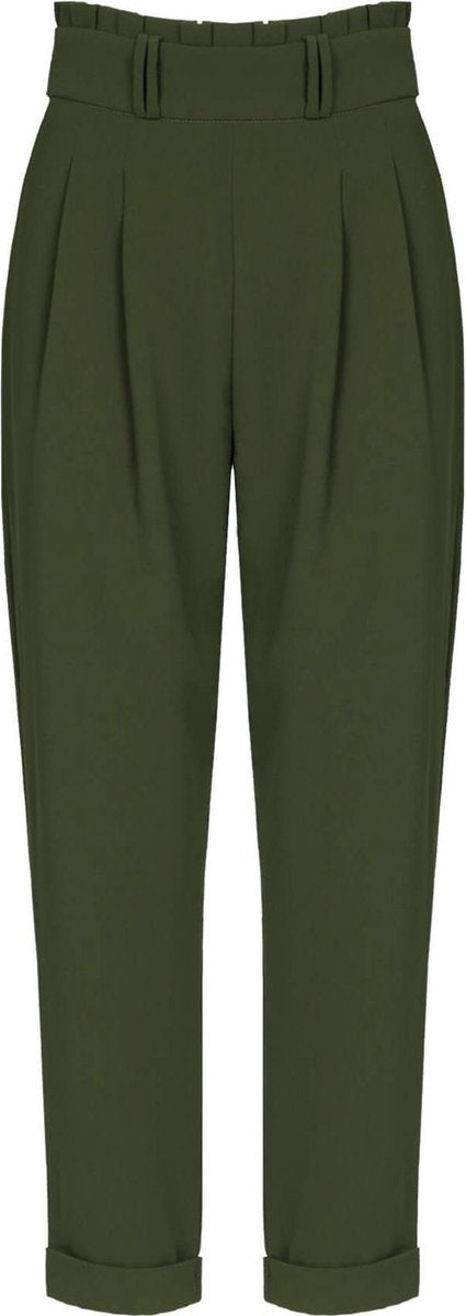Green Paper Bag Trousers