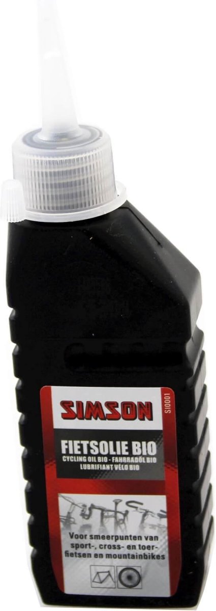 Fietsolie simson bio 100ml 021007 - ZWART