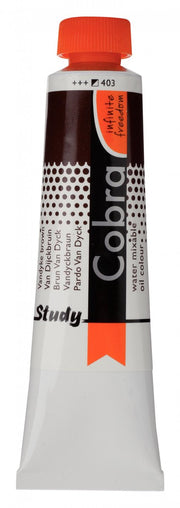Cobra Study Olieverf 40ml | Vandyke Brown (403)
