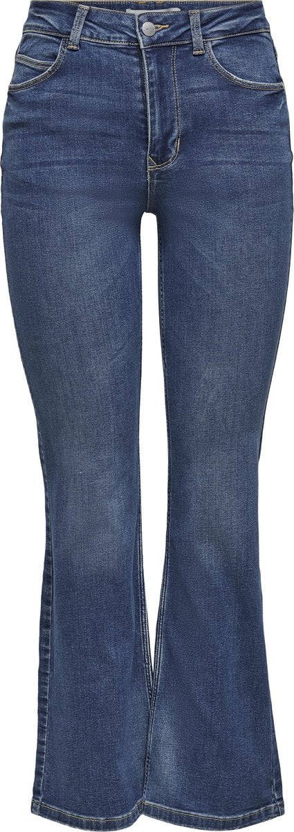 JdY JDYNWFLORA NEELA LIFE HW FLR MB01 DNM NO Dames Flared Jeans - Maat W29 x L32