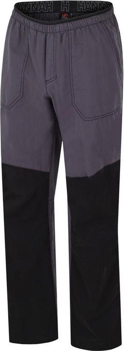 Hannah Vrijetijdsbroek Blog Heren Katoen/polyamide Grijs/zwart Mt Xl