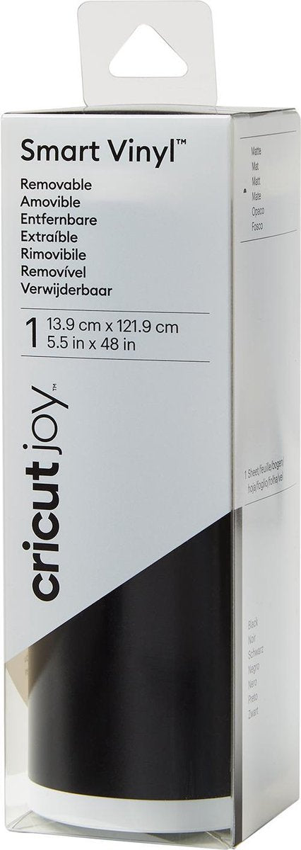 Cricut - Joy™ Smart Vinyl™ Verwijderbaar Zwart