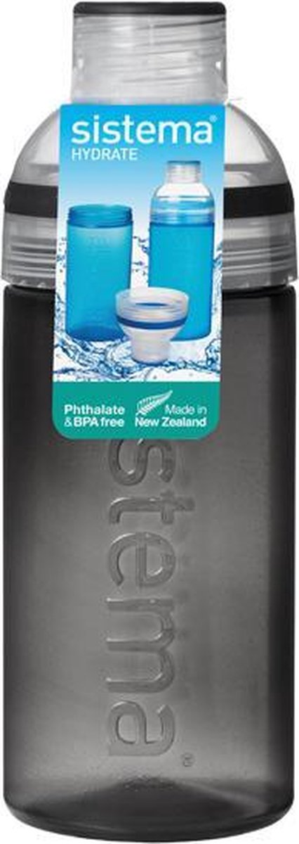 Sistema Hydrate Trio drinkfles - 580 ml - zwart