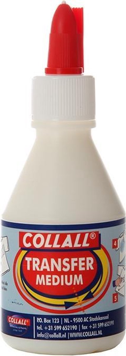Transfermedium Collall 100ml ( voor afbeeldingen op textiel )