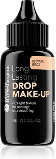 Hypoallergenic – Hypoallergene Long Lasting Base Drop Make Up #06 Warm Beige