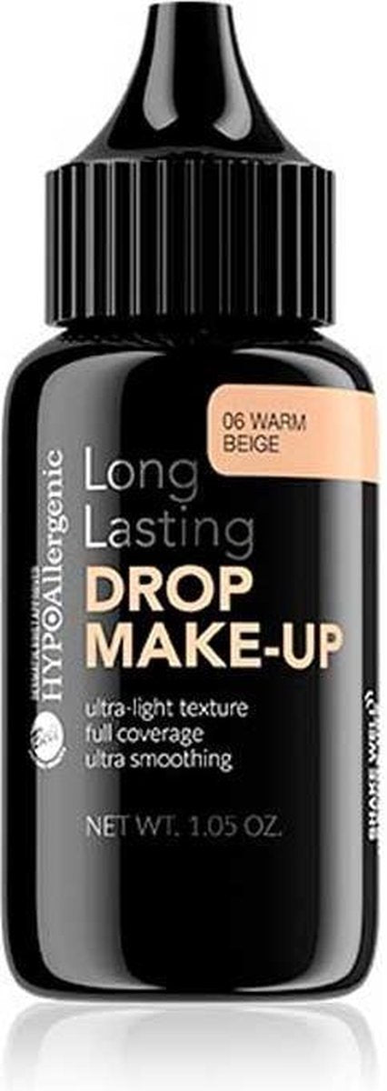 Hypoallergenic – Hypoallergene Long Lasting Base Drop Make Up #06 Warm Beige