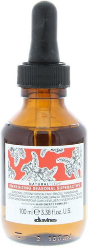 DAVINES NATURAL TECH ENERGIZING SEASONAL SUPERACTIVE LOTION - DUNNER WORDEND HAAR 100ML