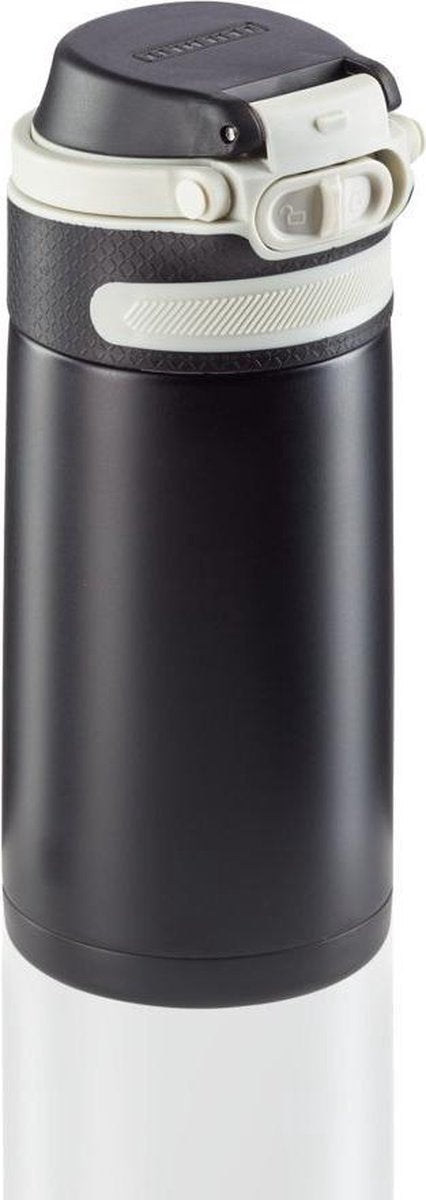 Leifheit - Flip - Isoleerbeker 350 ml - Zwart