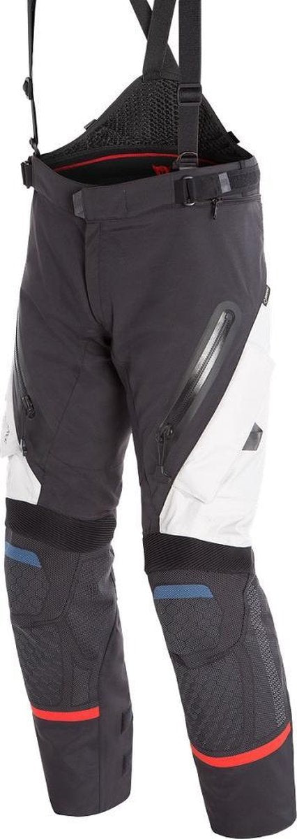 Dainese Antartica Light Gray Black Gore-Tex Textile Motorcycle Pants 48