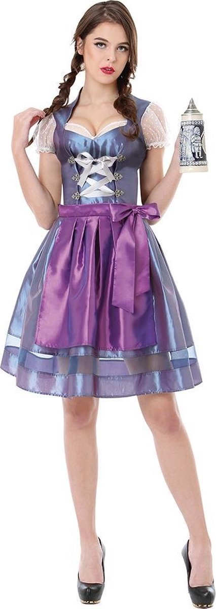 Tiroler jurkje dames | Oktoberfest Dirndl Claudia| XL| Tiroler bierfeest jurkje
