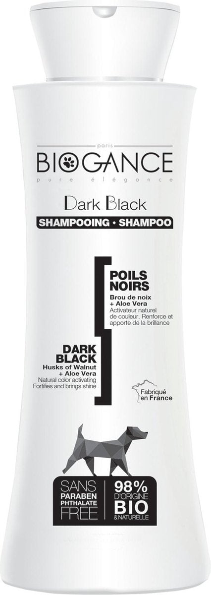 Biogance hond zwarte vacht shampoo 250ml