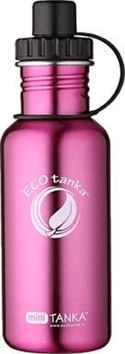 Ecotanka Mini Tanka 0.6L roze met sport sluiting