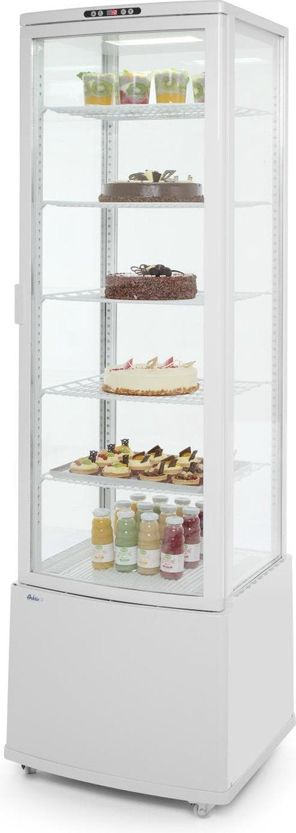 Arktic Koelvitrine 280 Liter - Wit - Met 5 Schappen - 556x526x(H)1913mm