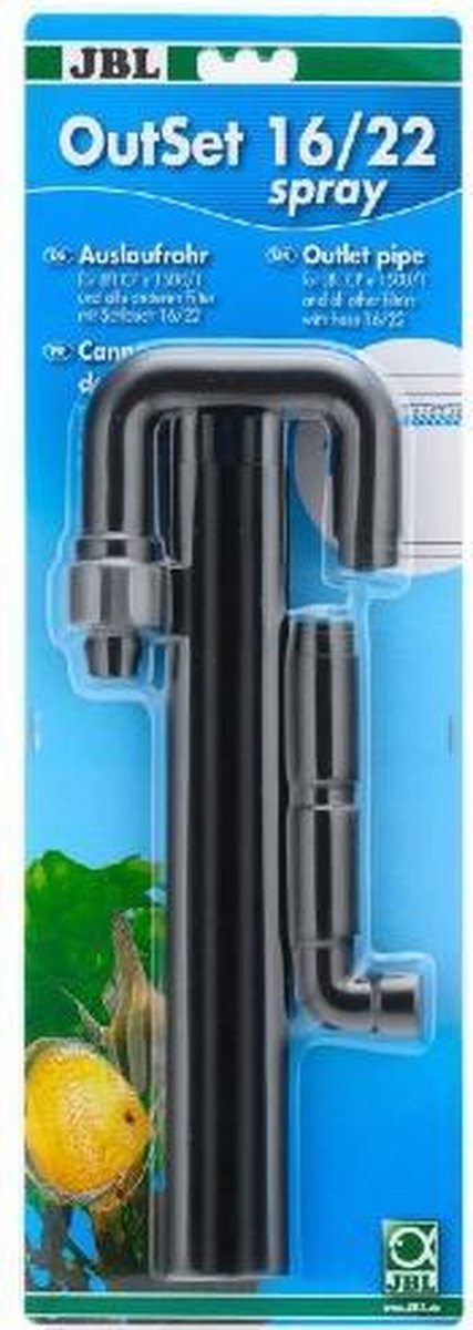 Jbl outset spray 16/22 Waterterugloopset met 2-delige sproeibuis voor aquaria