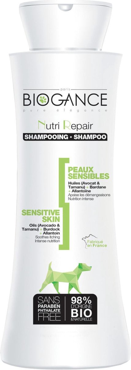 Biogance hond gevoelige huid shampoo 250ml