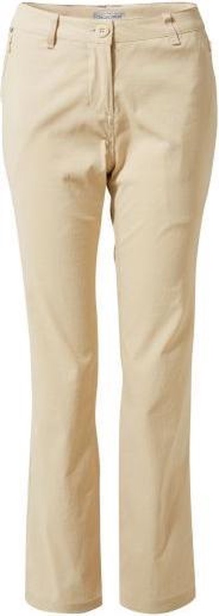 Craghoppers Outdoorbroek Kiwi Pro Ii Dames Polyamide Lichtbruin Mt 46/l