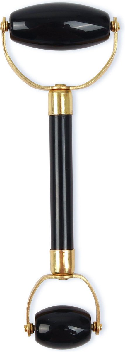 Double-headed toermalijnroller - Natural Chemical Free Crystal in een kenmerkende