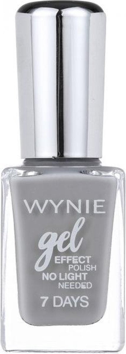 Wynie - Gel Effect Nagellak 7 Days - Grijs - 1 flesje met 13 ml inhoud - Nummer 006