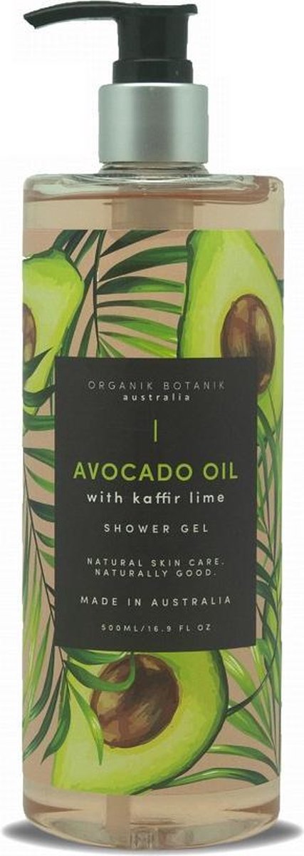 Organik Botanik Avocado Oil With Kaffir Lime Shower Gel ?el Pod Pod Prysznic Z Olejem Awokado I Li??mi Kaffiru 500ml (w)