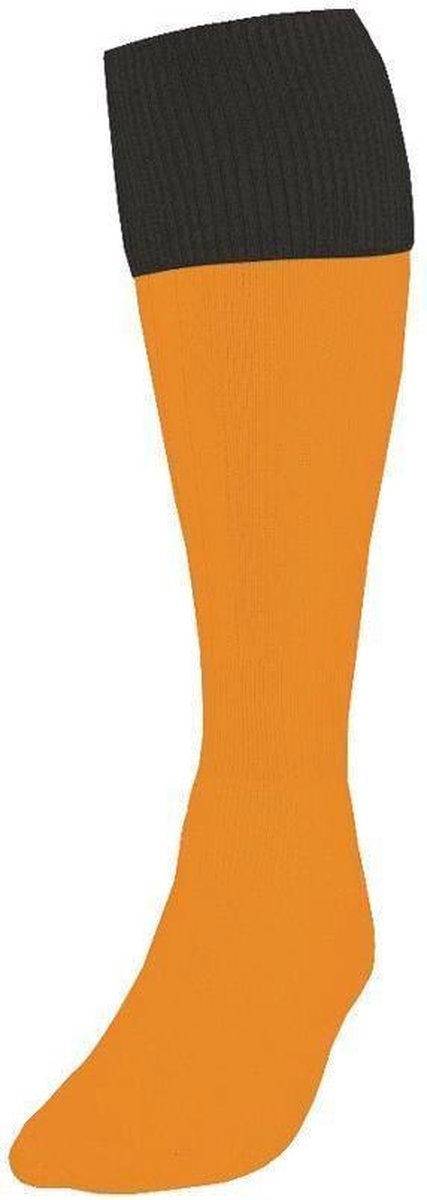Precision Voetbalsokken Turnover Junior Nylon Oranje/zwart Maat 30-34