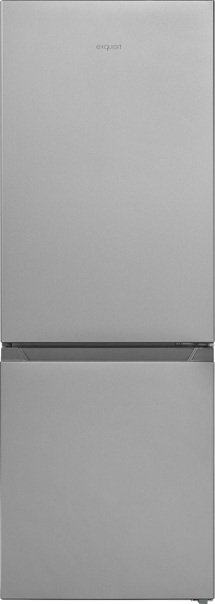 Exquisit KGC231-60-010E SILVER - Koel- vriescombinatie – Zilver