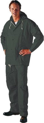 Groen All Season regenpak voor volwassenen - Compleet unisex regenpak alle seizoenen groen M (40/50)