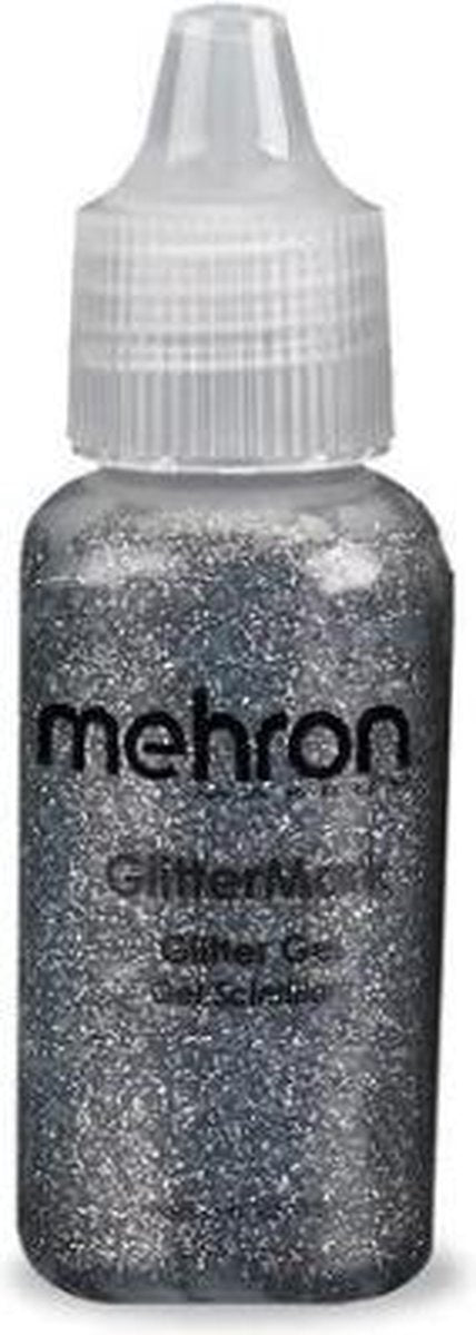 Mehron Glittermark Schmink en Makeup Glittergel - Zwart