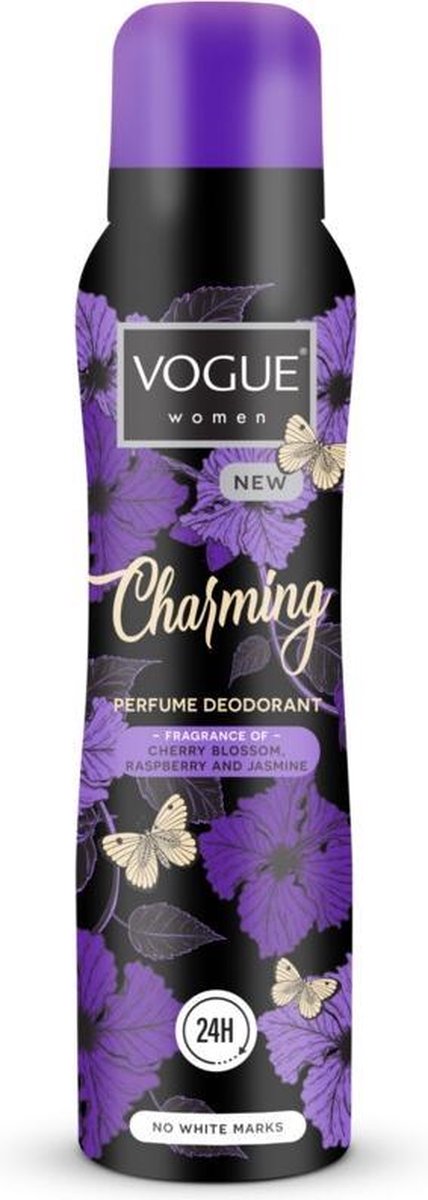 6x Vogue Charming Parfum Deodorant 150 ml