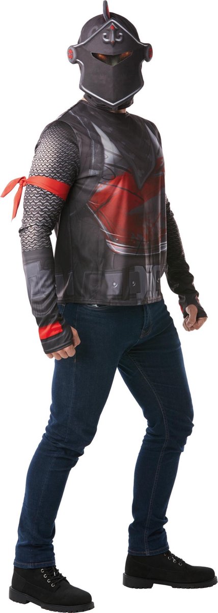 Adult Black Knight Fortnite verkleedpak - S