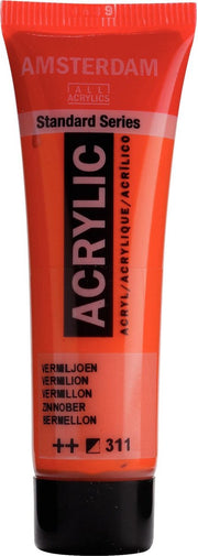 Acrylverf - Vermiljoen - Amsterdam - 20ml