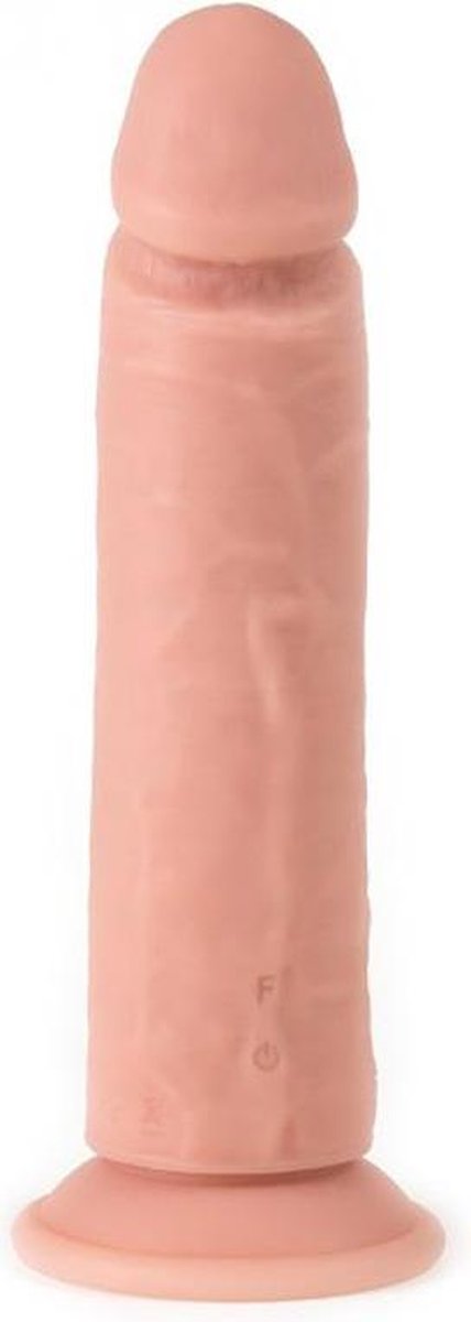 Virgite Vibrerende Dildo met afstandsbediening 23 x 7.5 cm - lichte huidskleur