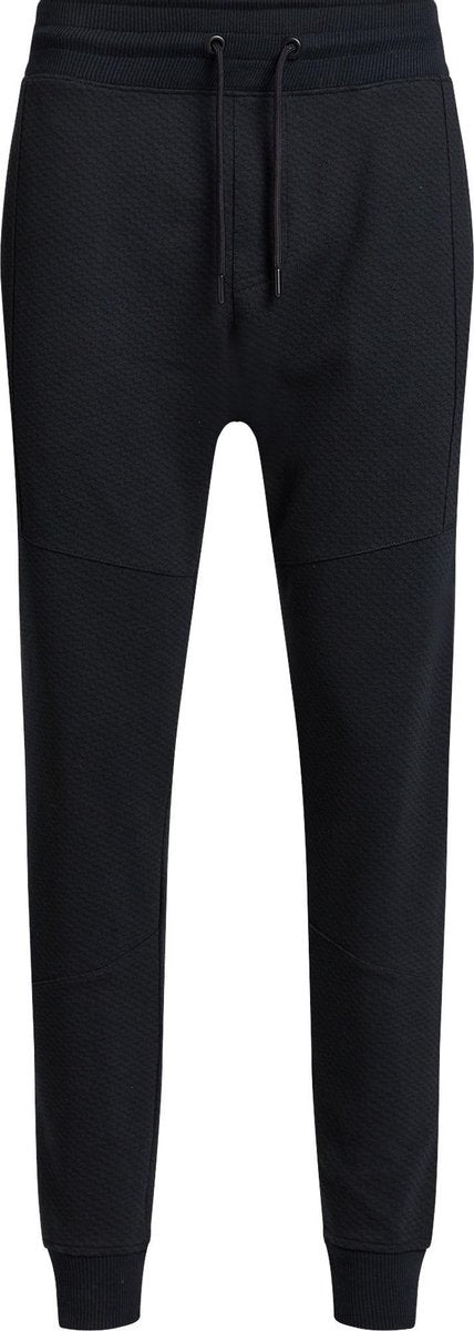 WE Fashion Heren slim fit jogger met dessin