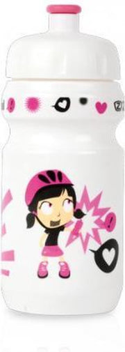 Zefal bidon little Z z-girl 350 ml wit/roze