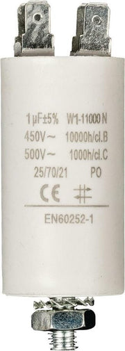Fixapart W1-11000N Condensator 1.0 uf / 450 V + Aarde