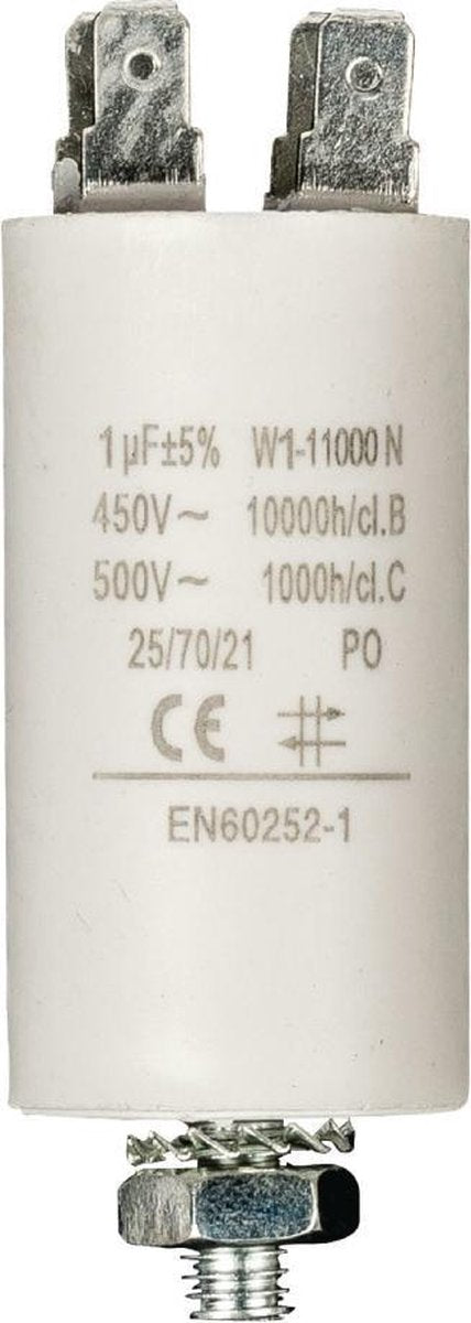Fixapart W1-11000N Condensator 1.0 uf / 450 V + Aarde
