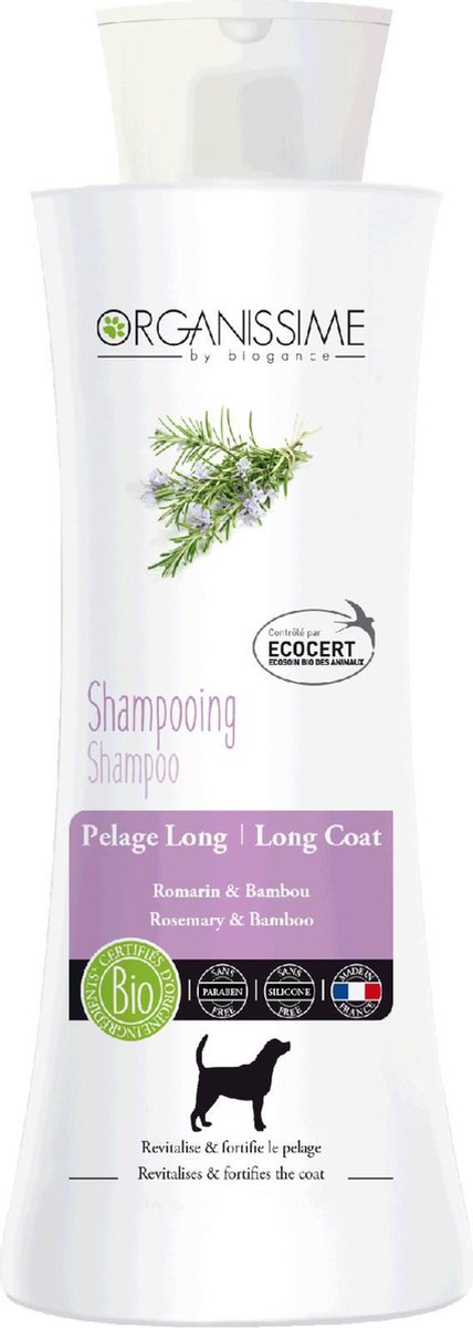 Organissime hond lang haar shampoo 250ml