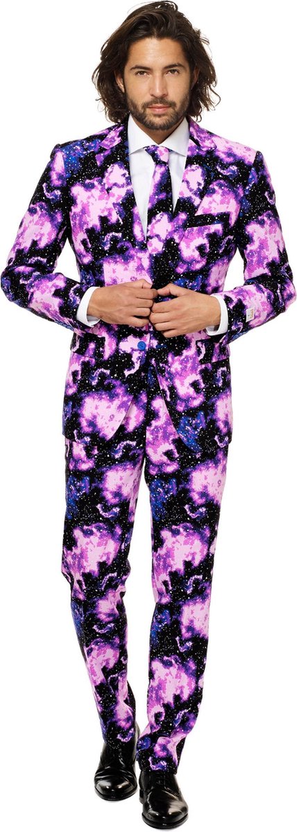 OPPOSUITS - Mr. Galaxy Opposuits kostuum voor mannen - S (EU 46) - Volwassenen kostuums