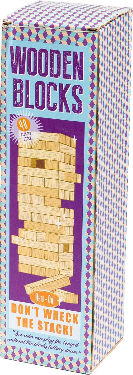 Houten Stapeltoren - stapelspel