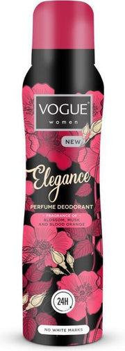 6x Vogue Elegance Parfum Deodorant 150 ml