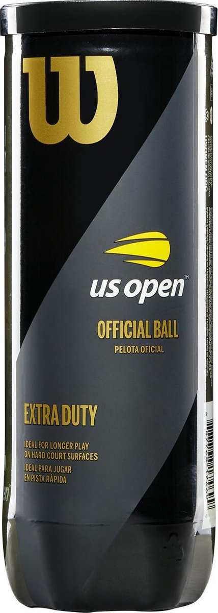 Wilson US Open Tennisballen - 3 stuks