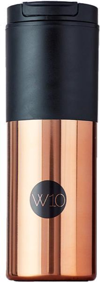W10 Blenheim - Thermos/reisbeker - 455 ml - Zwart/Koper - Voor zowel warme als koude dranken