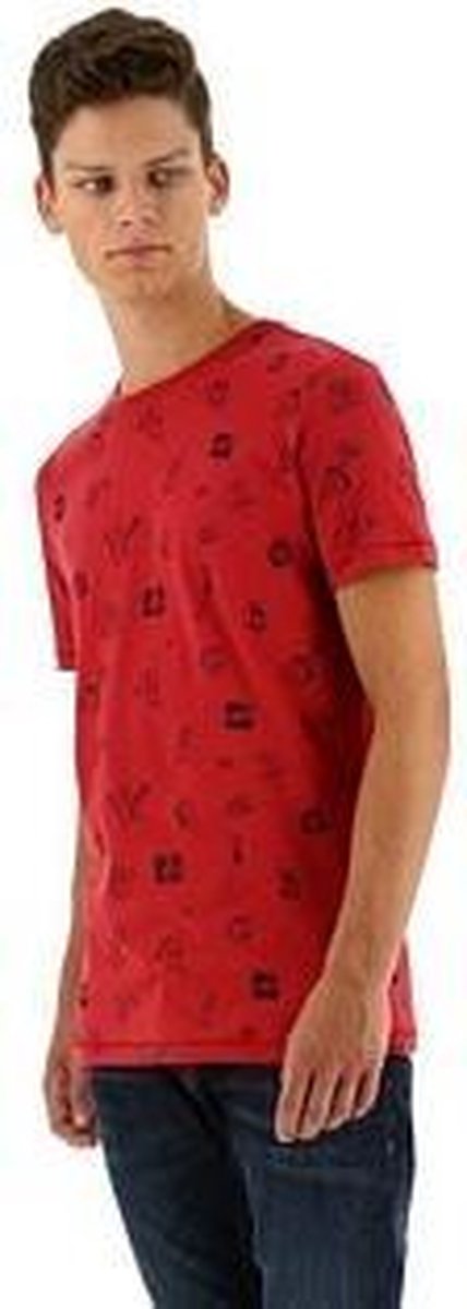 Kultivate pinup comic t-shirt rood
