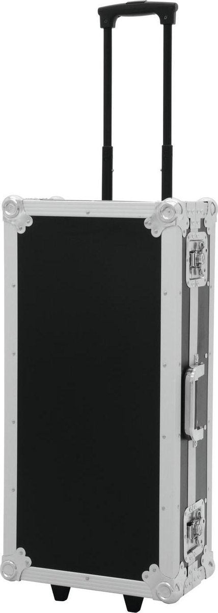 Roadinger cd koffer - cd opbergsysteem zwart voor 150 CDs met wielen - cd case - trolley