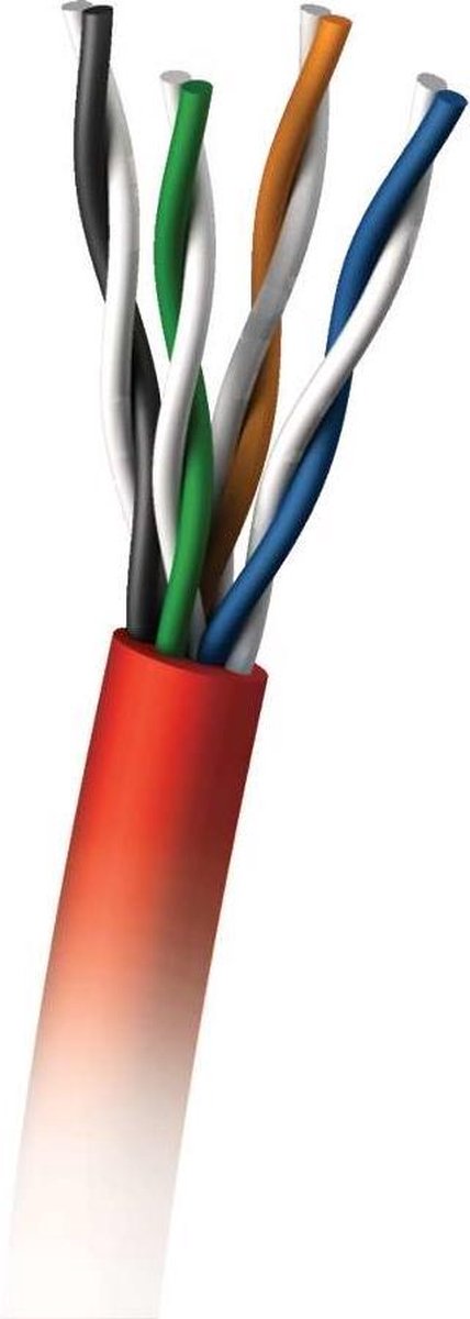 C2G 305m Cat5E 350MHz Cable 305m Cat5e U/UTP (UTP) Rood netwerkkabel