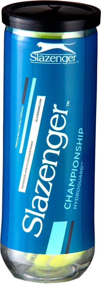 Slazenger Championship Tennisballen - 3 stuks - geel