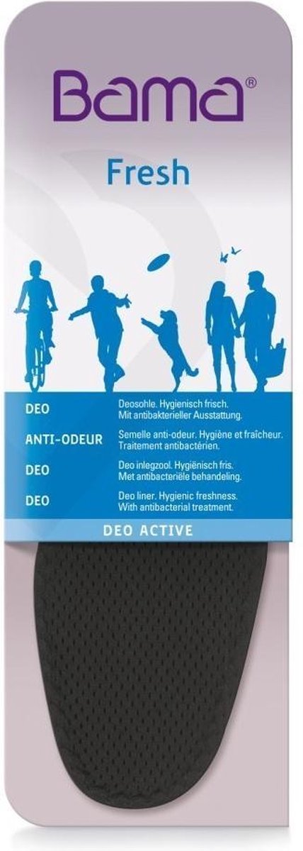 Deo Active Inlegzool | Met Actieve Koolstoflaag Tegen Geurtjes | Bama | Maat 36